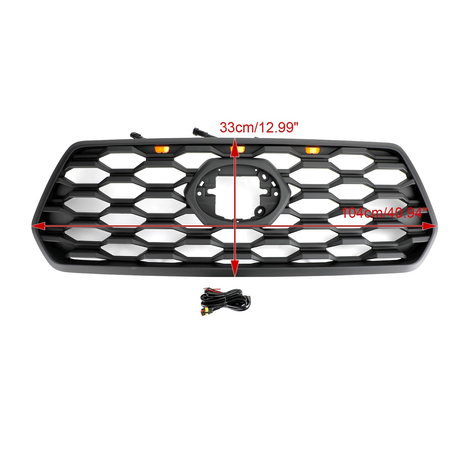 Toyota Tacoma 2018-2023 Style Style Bumper Grid z LED lučjo