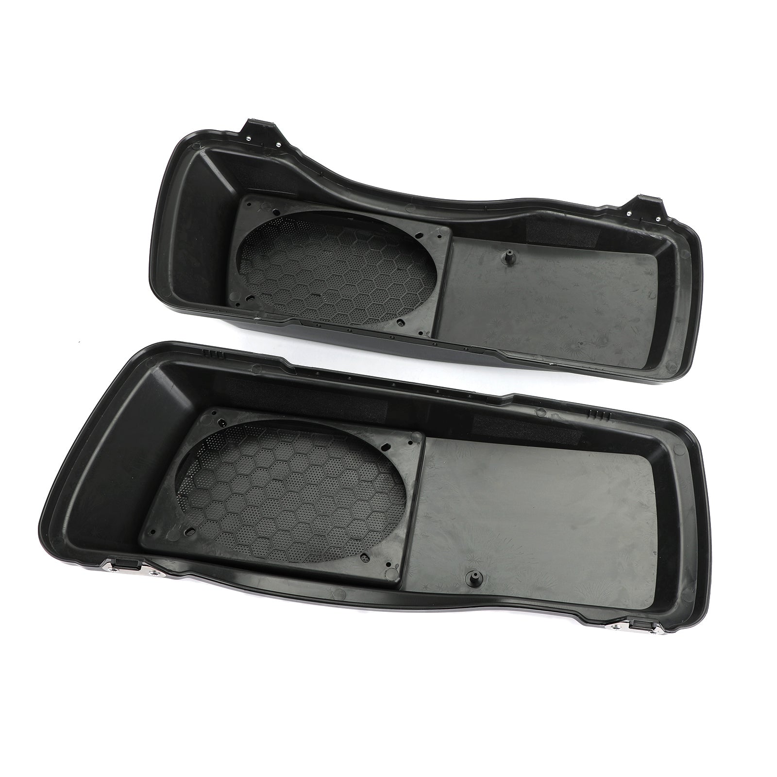 Nuovi copri altoparlanti per borse laterali da 6" x 9" adatti per borse laterali Touring Electra Glide generiche 93-13