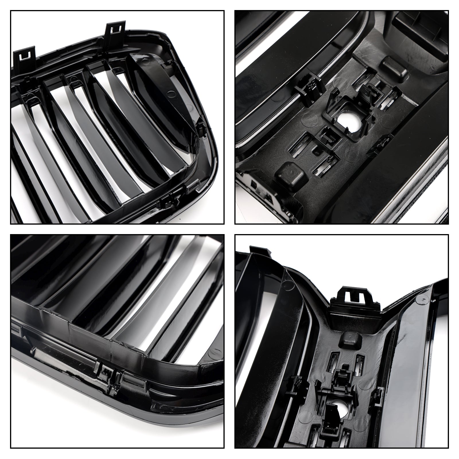 BMW X3 X4 G01 G02 2022 2023 Parrilla delantera negra brillante