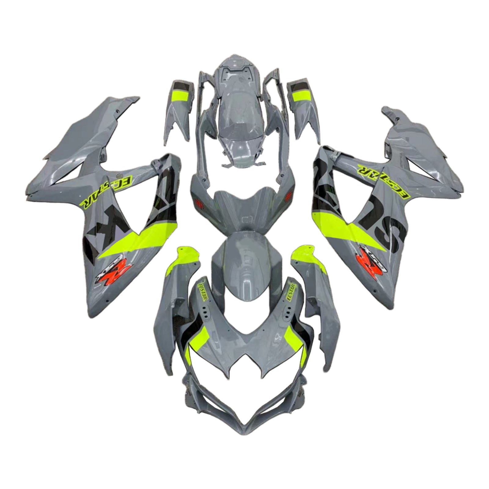 Amotopart Suzuki GSXR 600/750 2008-2010 K8 Kit Carrosserie Plastic Abs