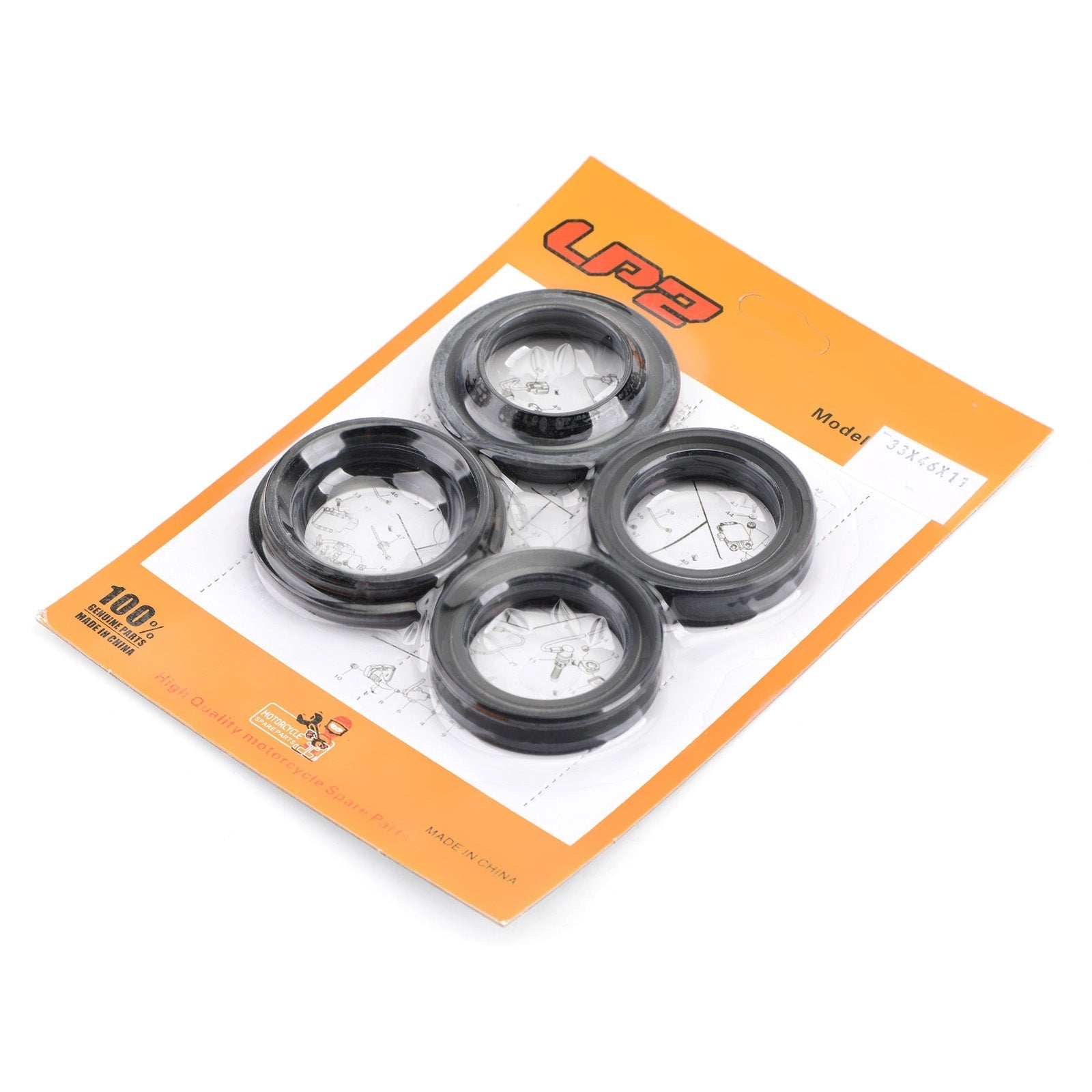Kit guarnizioni e polvere forcella per Kawasaki KLX140L KLF150 KLX125C KX65 00-18 92049-1524 Generico