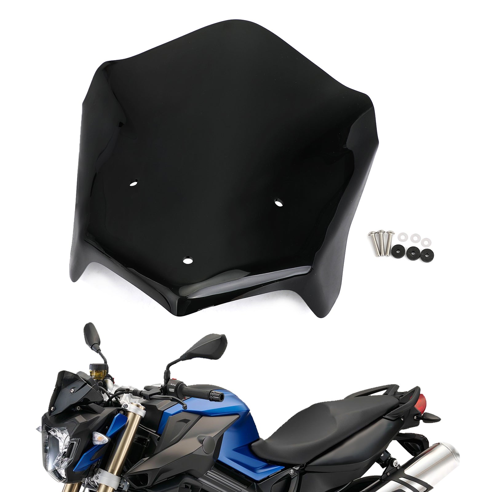 Pare-brise de moto en plastique ABS pour BMW F800R 2015-2020 générique