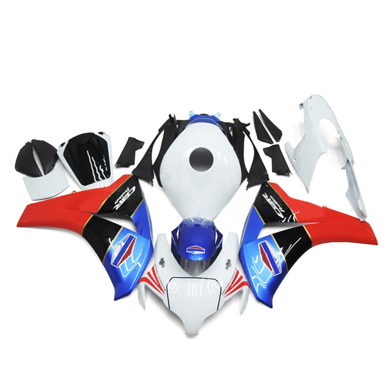 Amotopart Honda CBR1000RR 2008-2011 ABS muovinen korin suojasarja