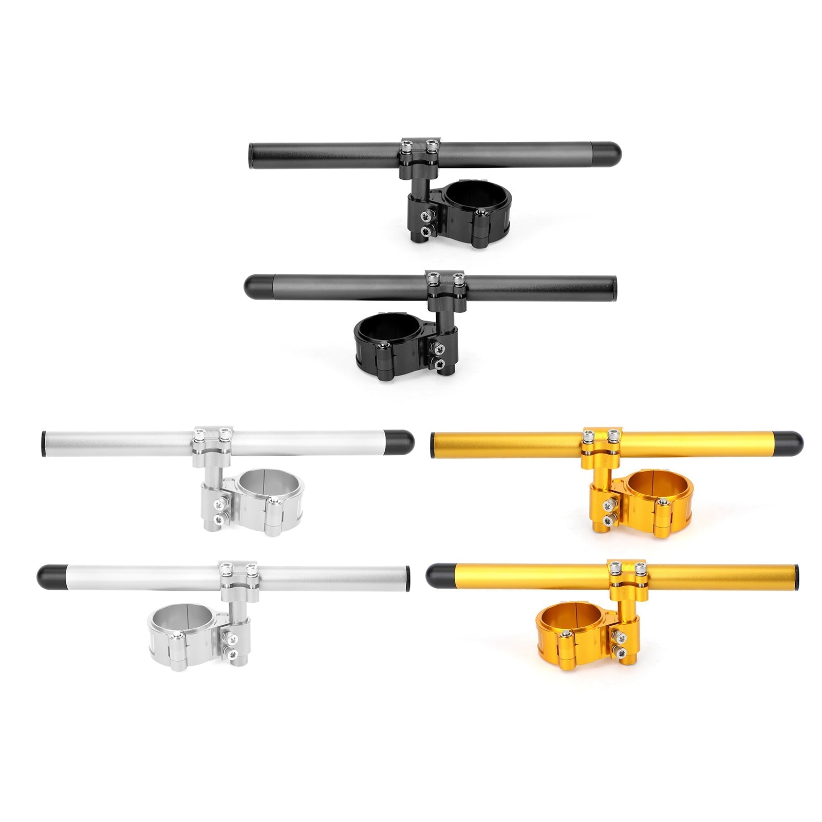 Clip CNC rotativo regolabile universale ONS KIT HUSHBAR FORCHE FORK 52MM GENERIC