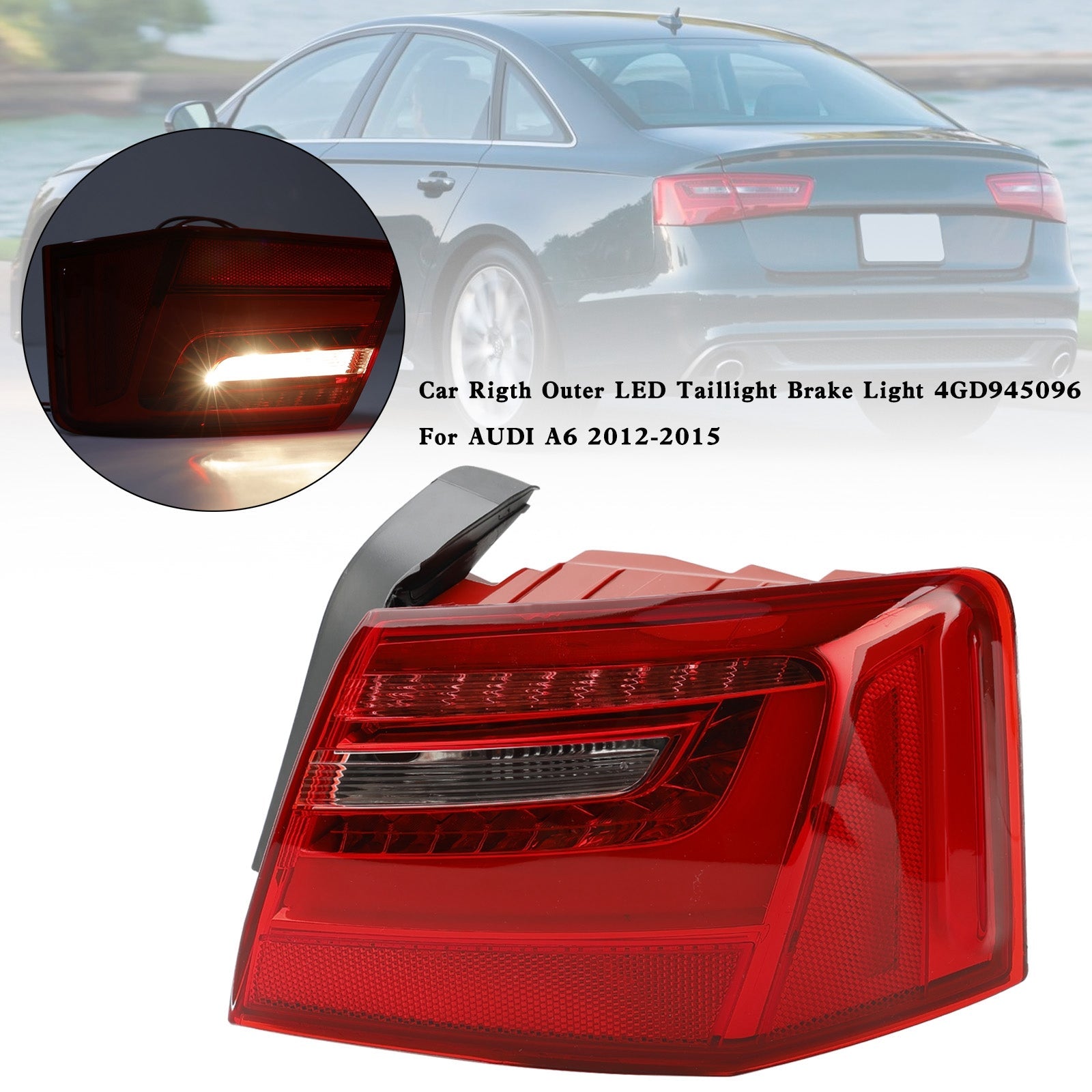 Audi A6 2012-2015 Luce esterna posteriore LED STOP 4GD945096