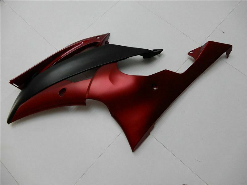 Plastični karoserijski komplet 'Amotopart Faing Injekcija za Yamaha YZF-R6 2008-2016 Matt Black Generic Red