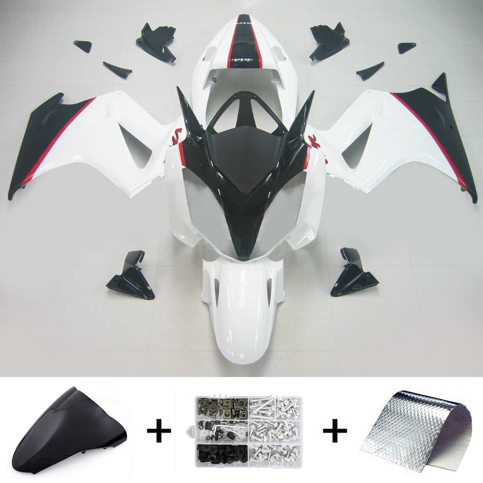 Amotopart suojat Honda VFR800 2002-2012 Ruiskutus ABS Muovikori 009# Generic