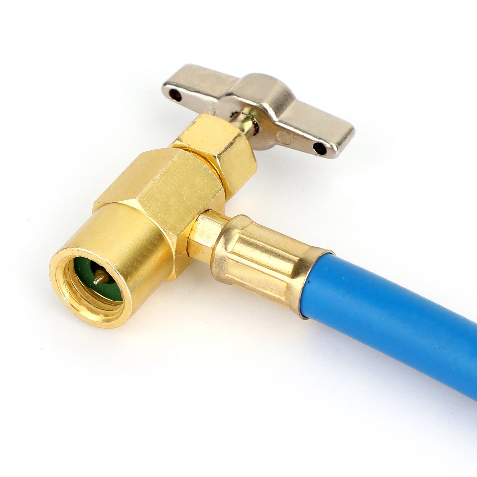 Tuyau de mesure de recharge de réfrigérant AC R134A pour climatisation de voiture automatique avec jauge