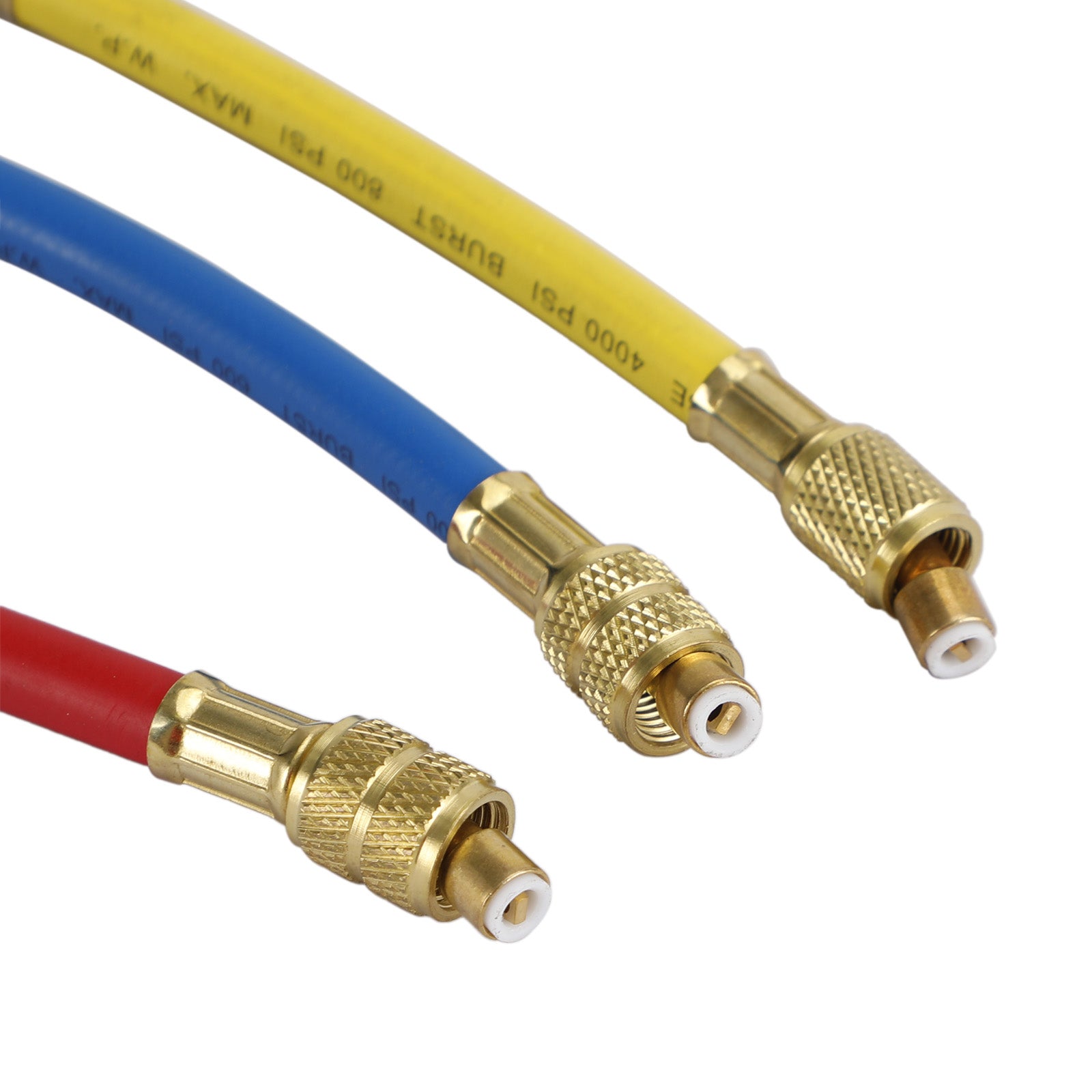 Tuyau de charge R410A 3 pièces avec robinets à tournant sphérique pour climatisation de réfrigération HVAC