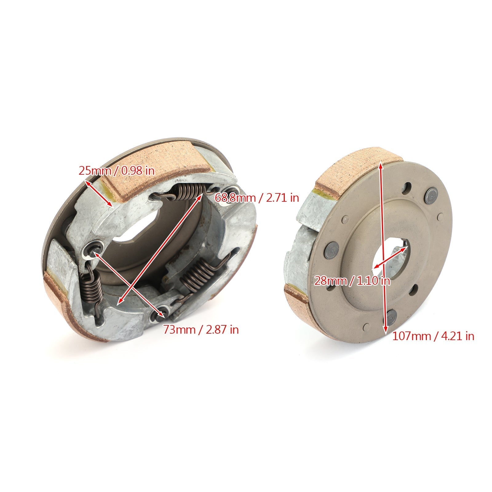 Set completo di pesi frizione e molle per Kawasaki KSF90 KFX90 2007-2020 Generico