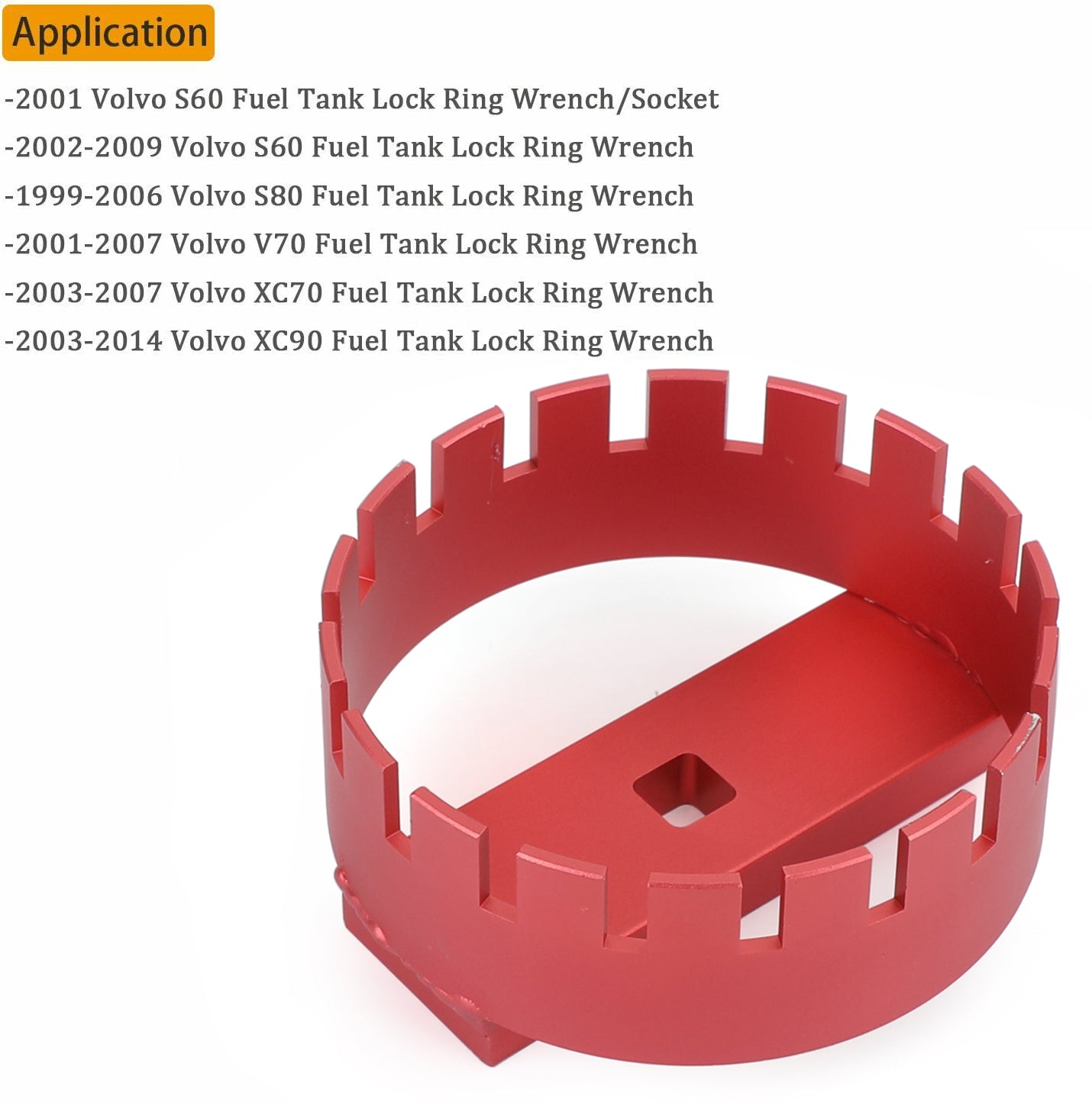 Presa pompa carburante 69800 per Volvo S60 S80 V70 XC70 XC90 Strumento di rimozione anello di bloccaggio generico