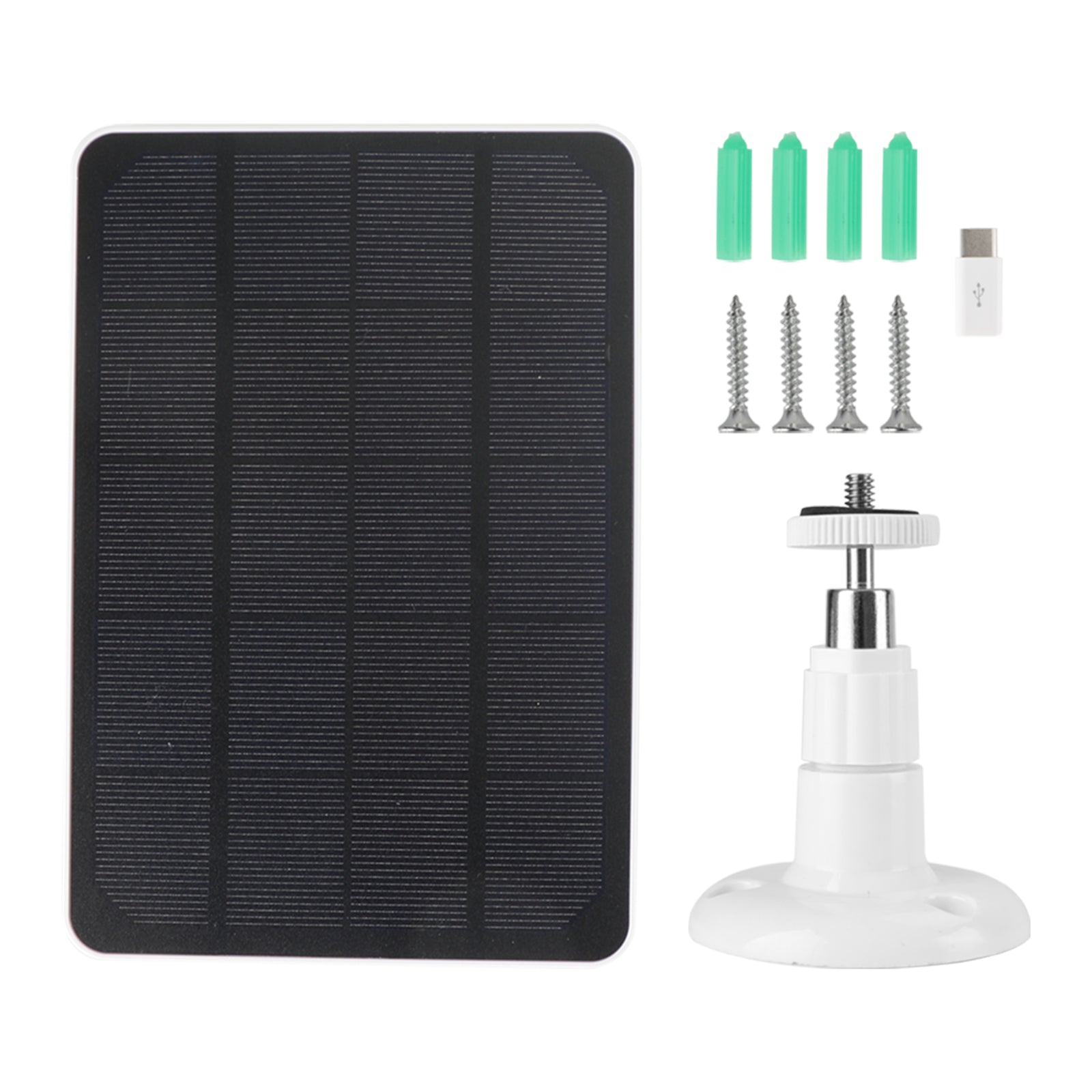 4W 5V Panneau Solaire Portable IP65 Imperméable Monocristallin pour Caméra de Sécurité