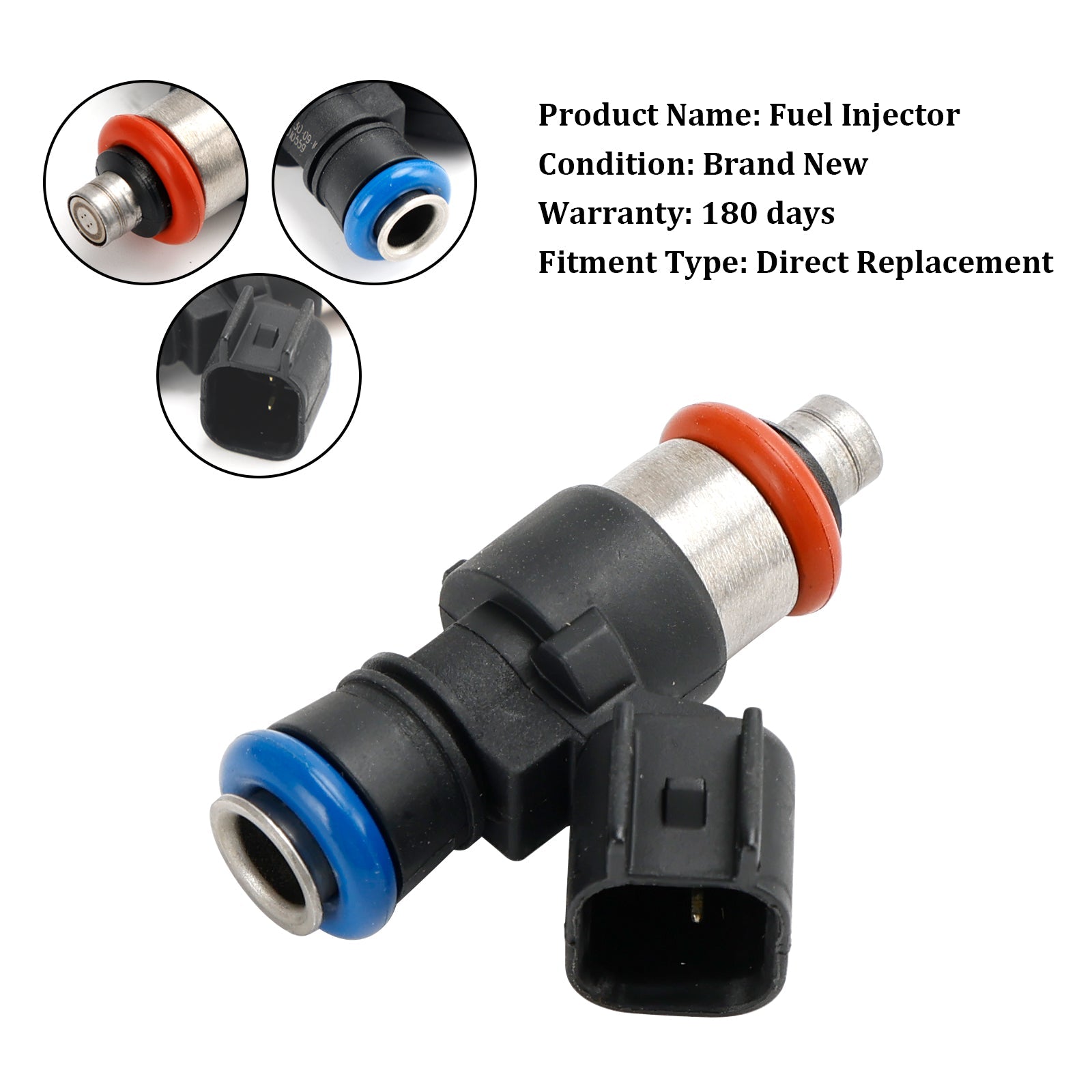 Injektor za gorivo 0280158189 Prilagojeno Ford Escape Fusion Mazda 3.0L V6, 1 kos