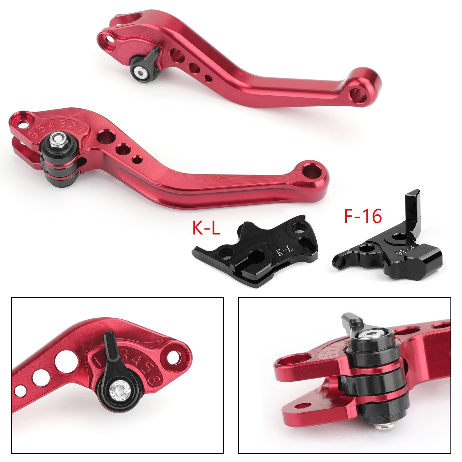 Zavorna ročica kratke sklopke za KTM 390 2019 Silver Generic