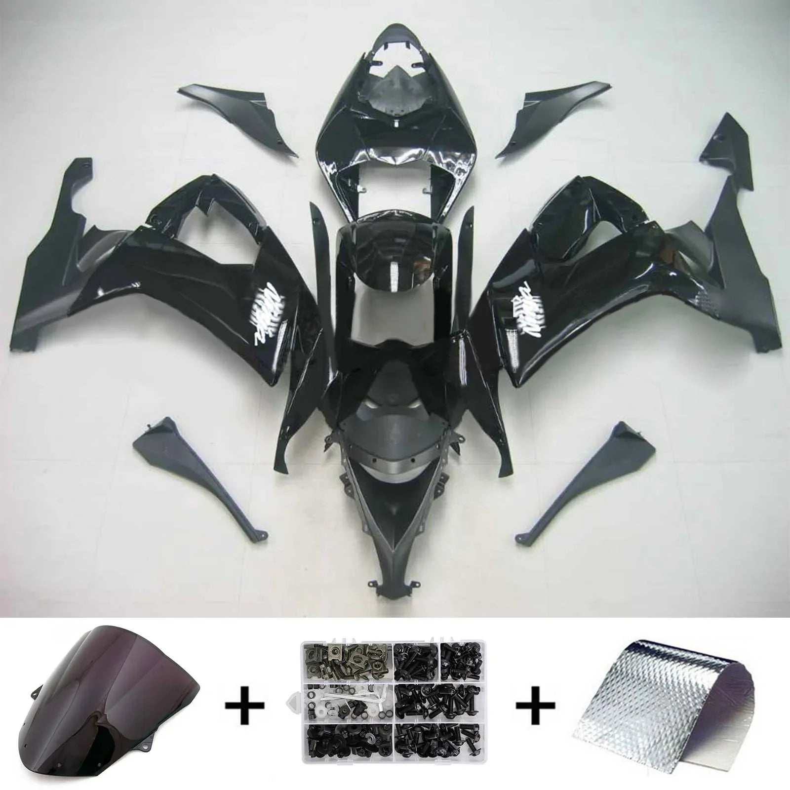 Amotopart kuipset voor Kawasaki ZX10R 2008-2010 Generiek