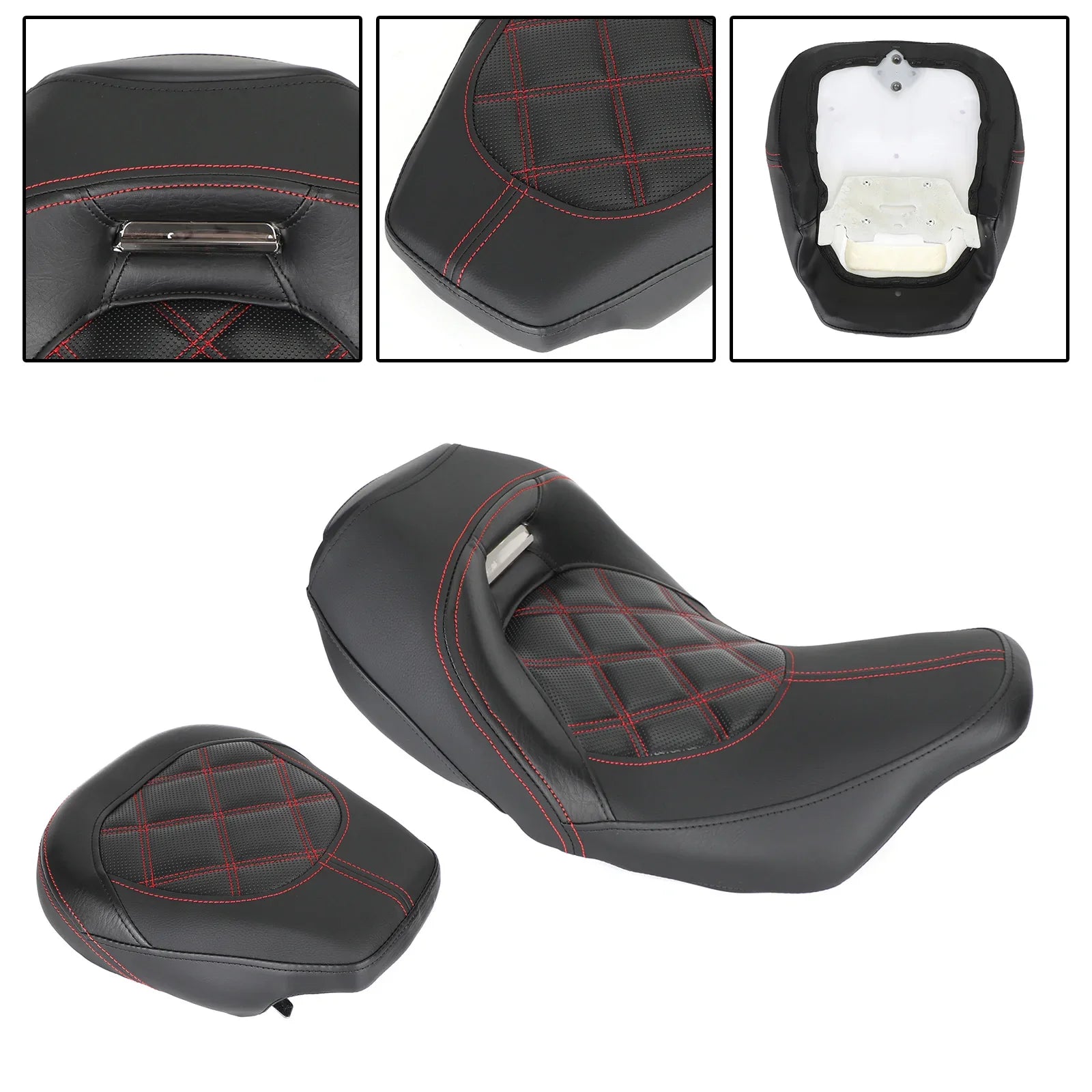 Potniški vozniški sedež, primeren za Harley CVO Touring Road Glide FLT 2009-2021 2020 generic