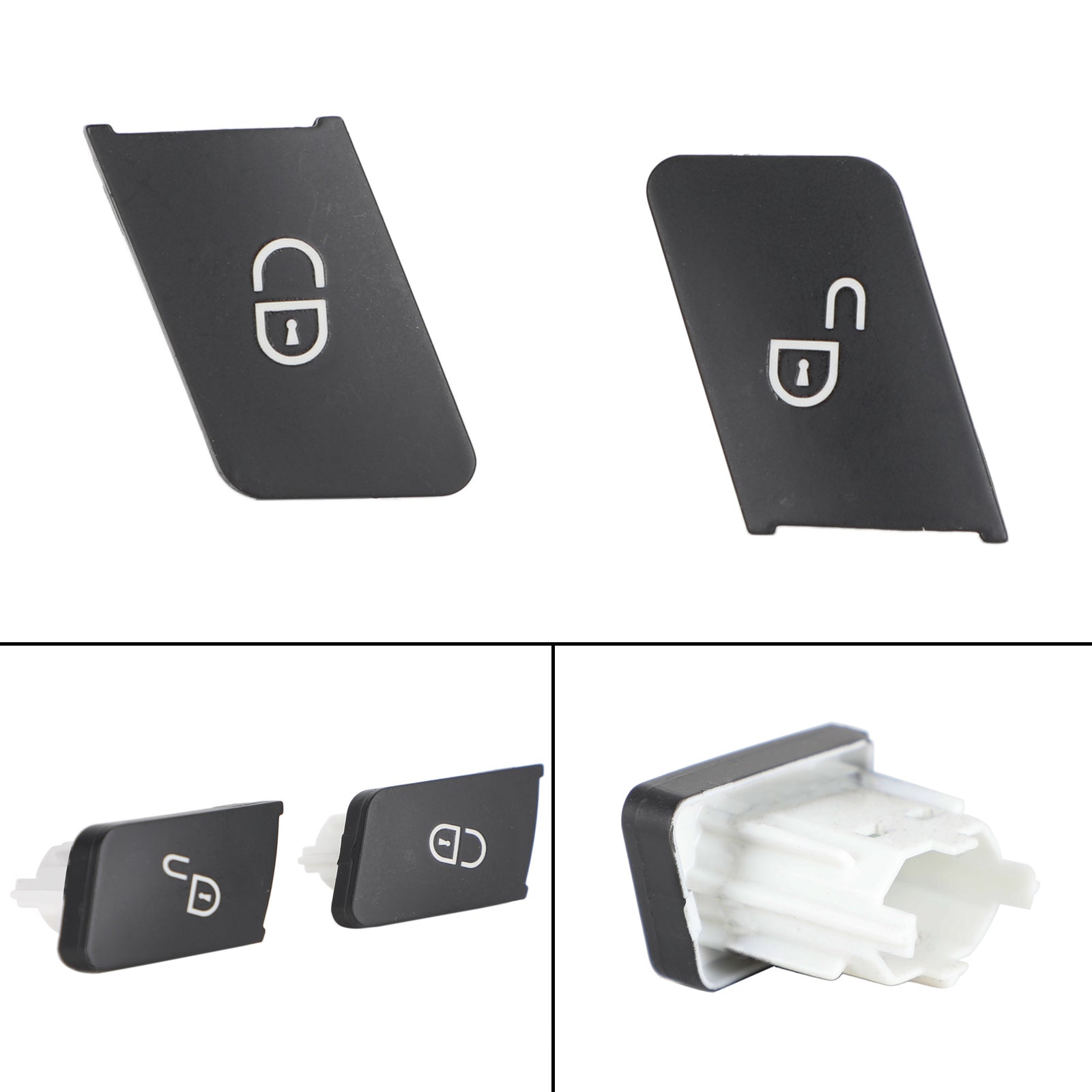 Linkerdeurslotschakelaarknop voor Mercedes Benz W204 W212 08-18 2049058402 generiek