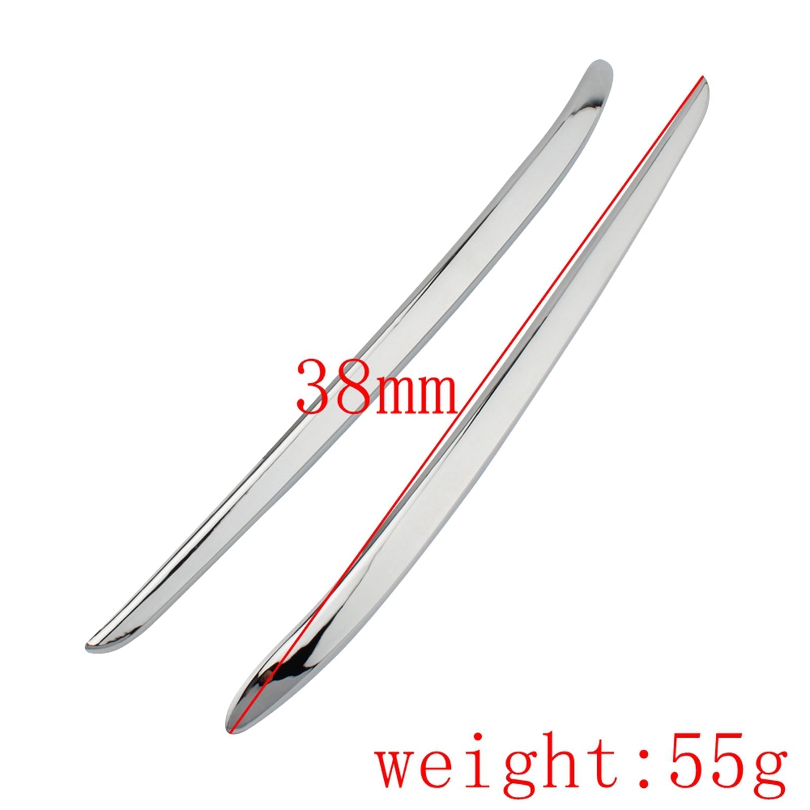 Striscia di finitura cromata per scatola portaoggetti del pannello laterale cromato per BMW K1600GTL 2011-2018 generico