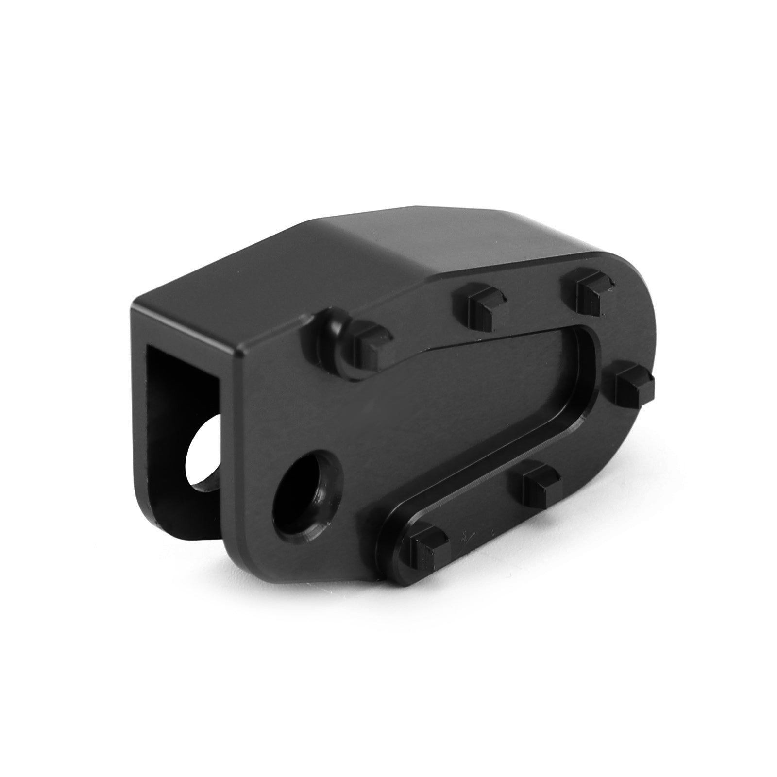 Musta alumiininen jarrupolkimen jalkatuki Suzuki DR-Z DRZ 400E/400S 2000-2021 Generic