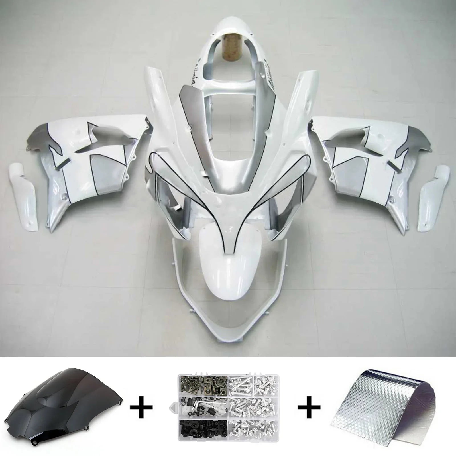 Amotopart kuipset voor Kawasaki ZX9R 2000-2001 Generiek