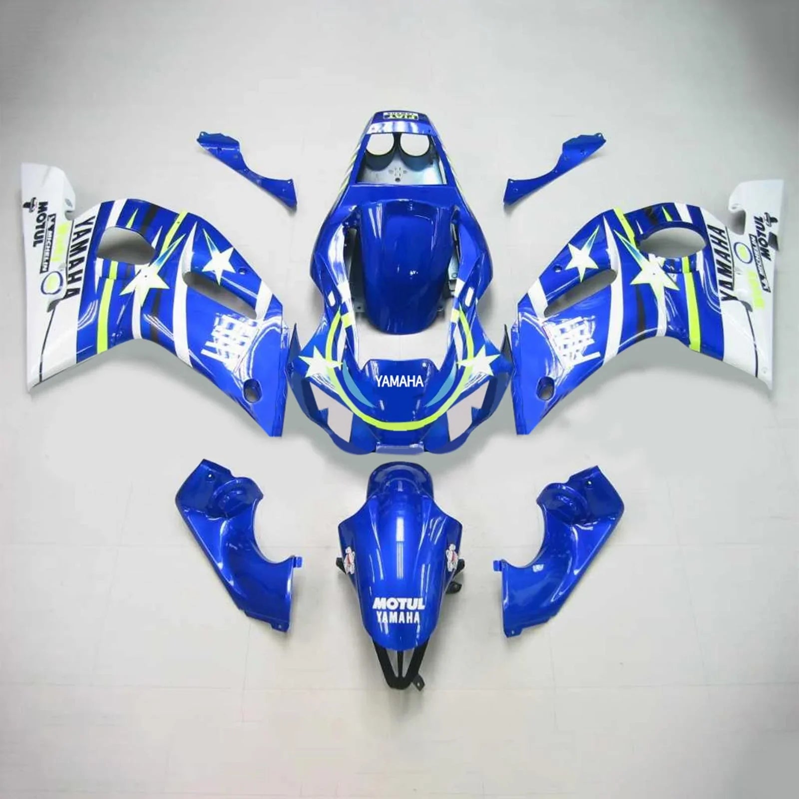 Kit de carenado Amotopart para Yamaha YZF 600 R6 1998-2002 Genérico