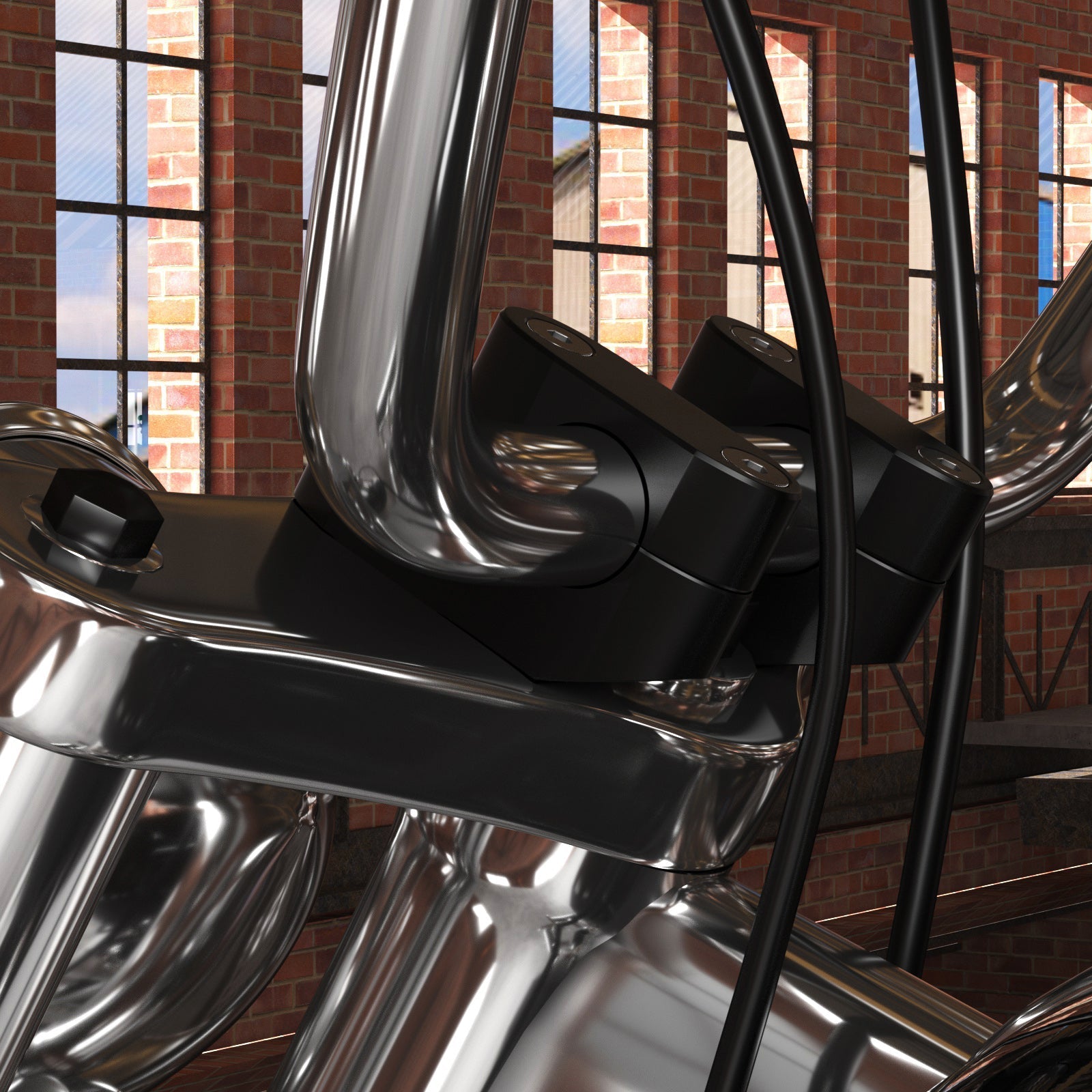 Aluminijasta vozovnica 1 Vzpon 7/8 upravljavcev krmila za ATV Motorcycle Moto Quad Generic