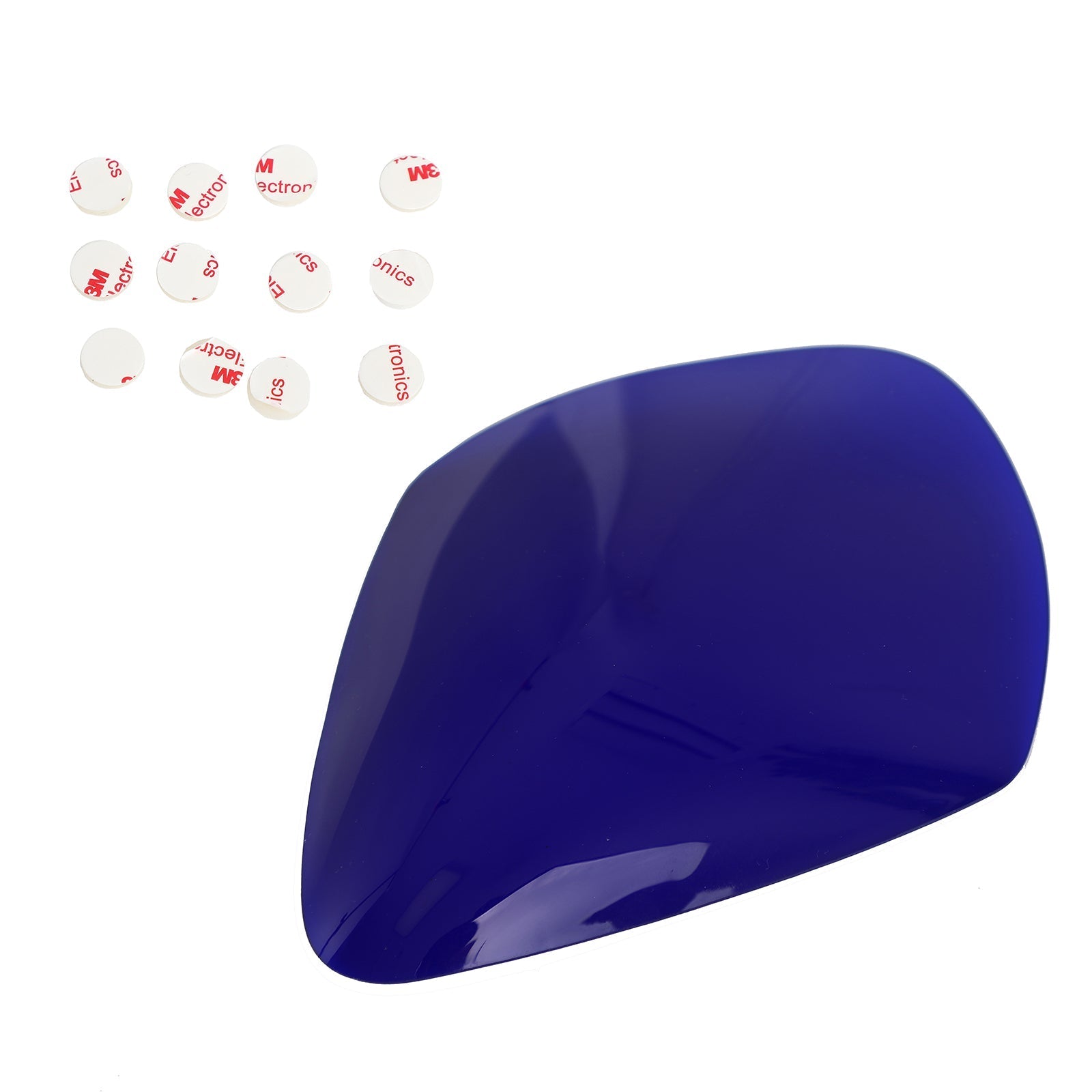 Protecteur de lentille de phare avant pour Suzuki Gsxr1000 Gsxr 1000 07-08 Bleu Générique