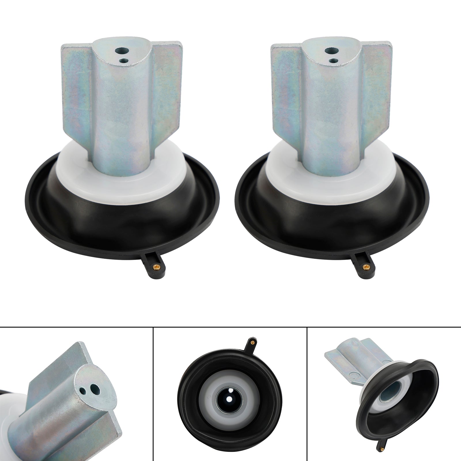 Diafragma de pistón de carburador de 2 uds apto para Kawasaki PRAIRIE 700 KVF650 KVF700