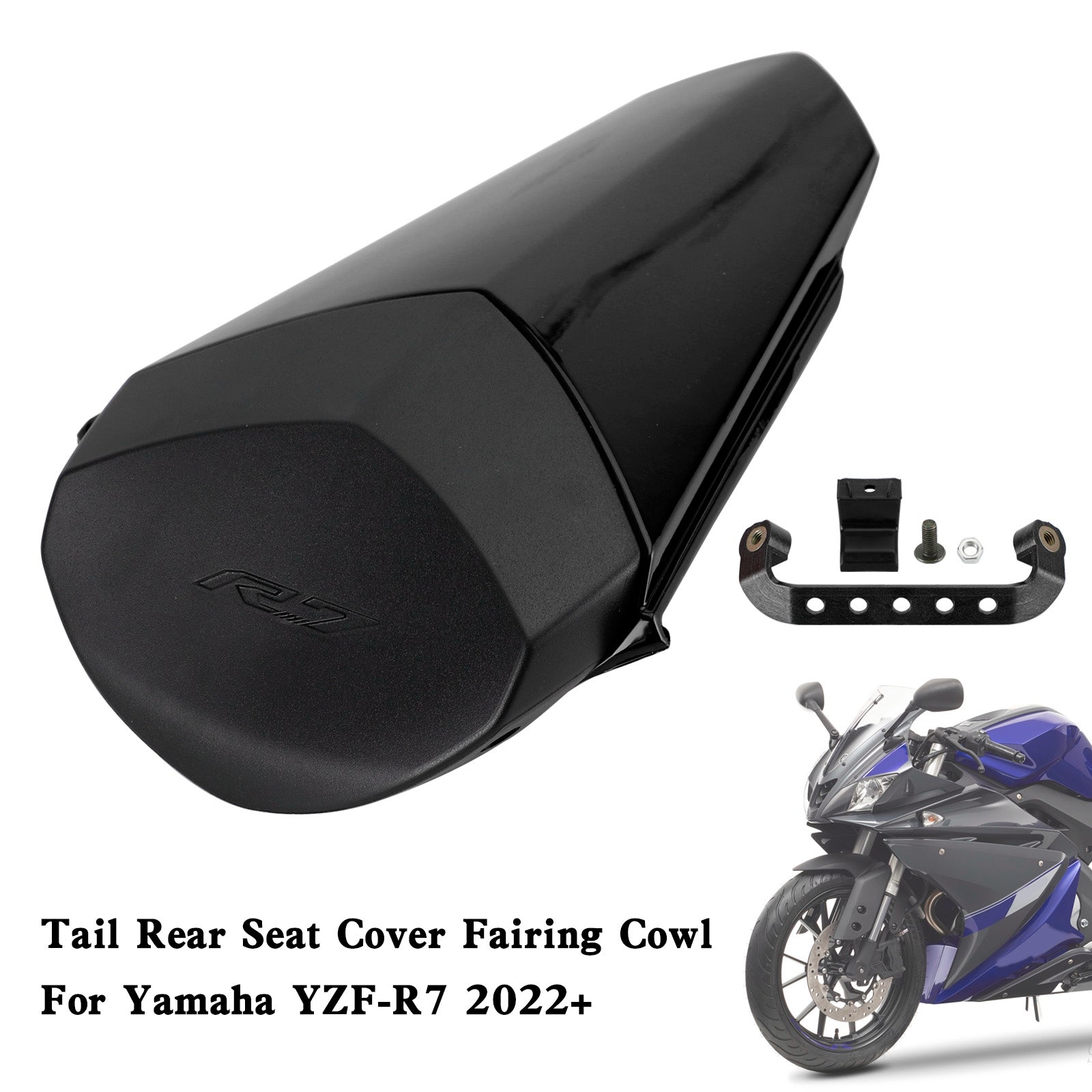 2022 YAMAHA YZF-R7 YZF R7 Cubierta de carenado del asiento trasero trasero