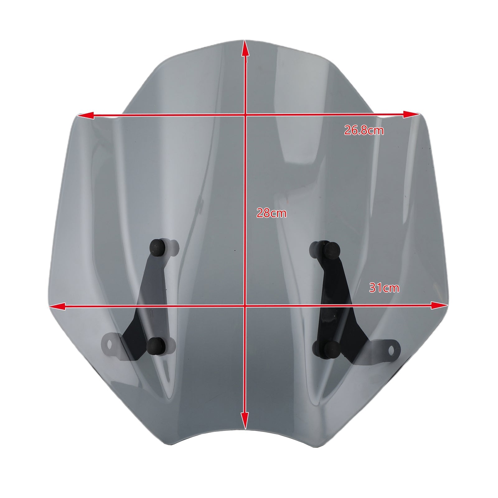 Nuovo parabrezza motociclistico ABS per Triumph Trident 660 2021 Generico