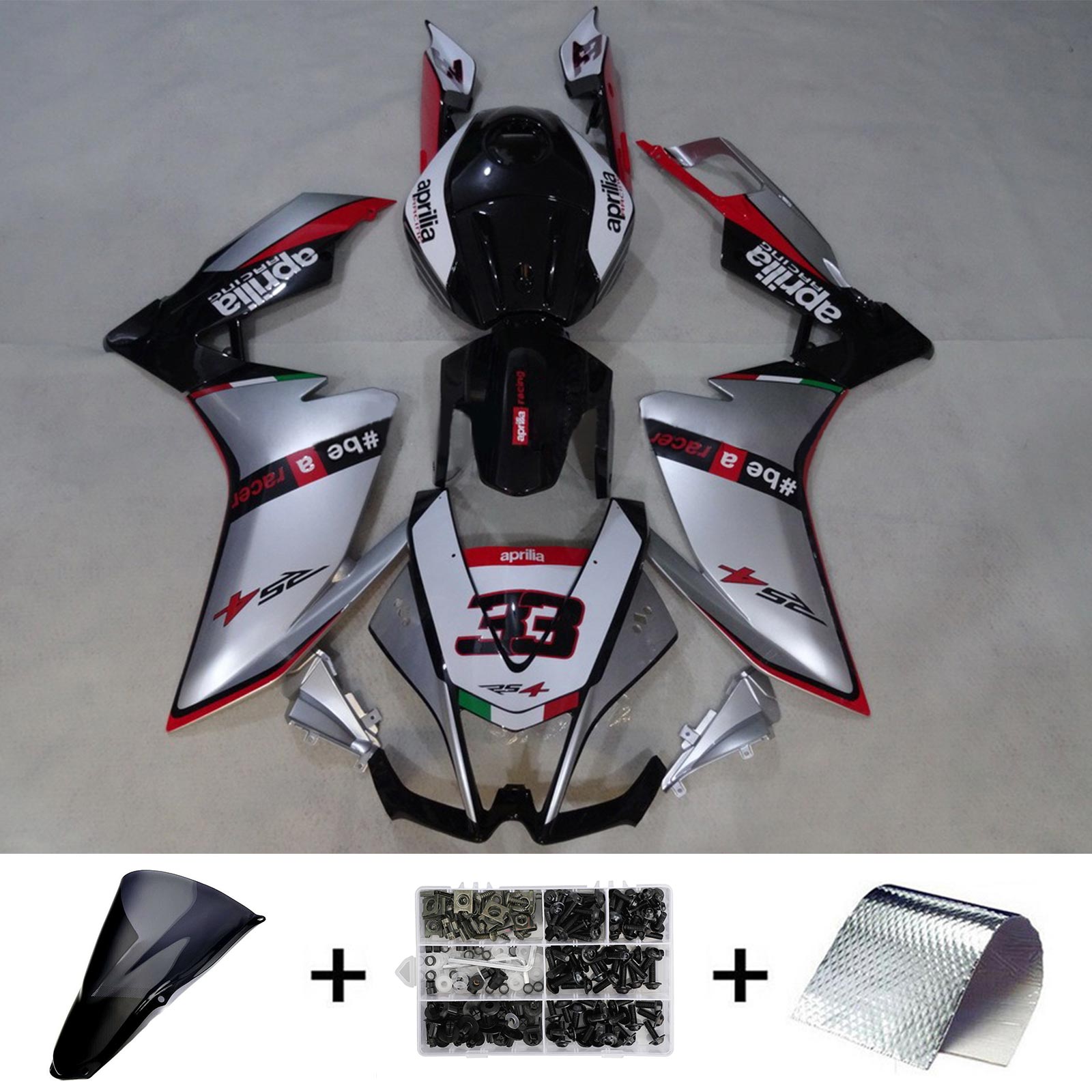 Amotopart Aprilia RS4 Rs 125 Rs 50 2012-2016 Carroserie Kit