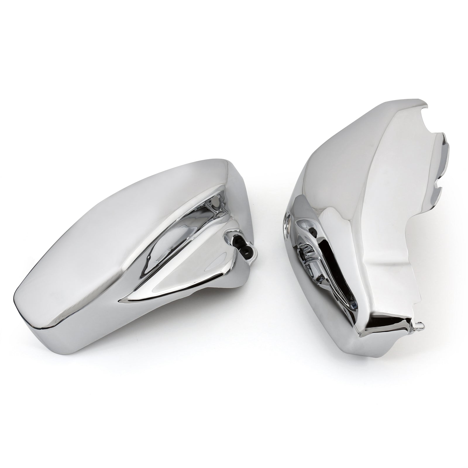 Chromen linker en rechter batterijzijafdekkingen voor Suzuki C50 VL800 Volusia VL 800 generiek paar