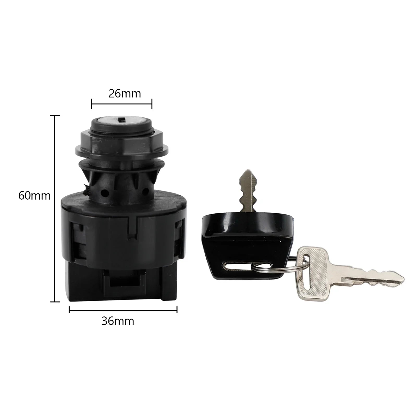 POLARIS 4011142 4012166 4016058 Sytytysvirta-avaimen 6 PIN 4 ASENTO