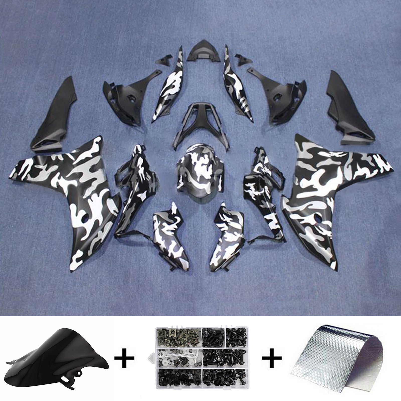 Amotopart Honda CBR600F 2011-2013 ABS muovinen korin suojasarja