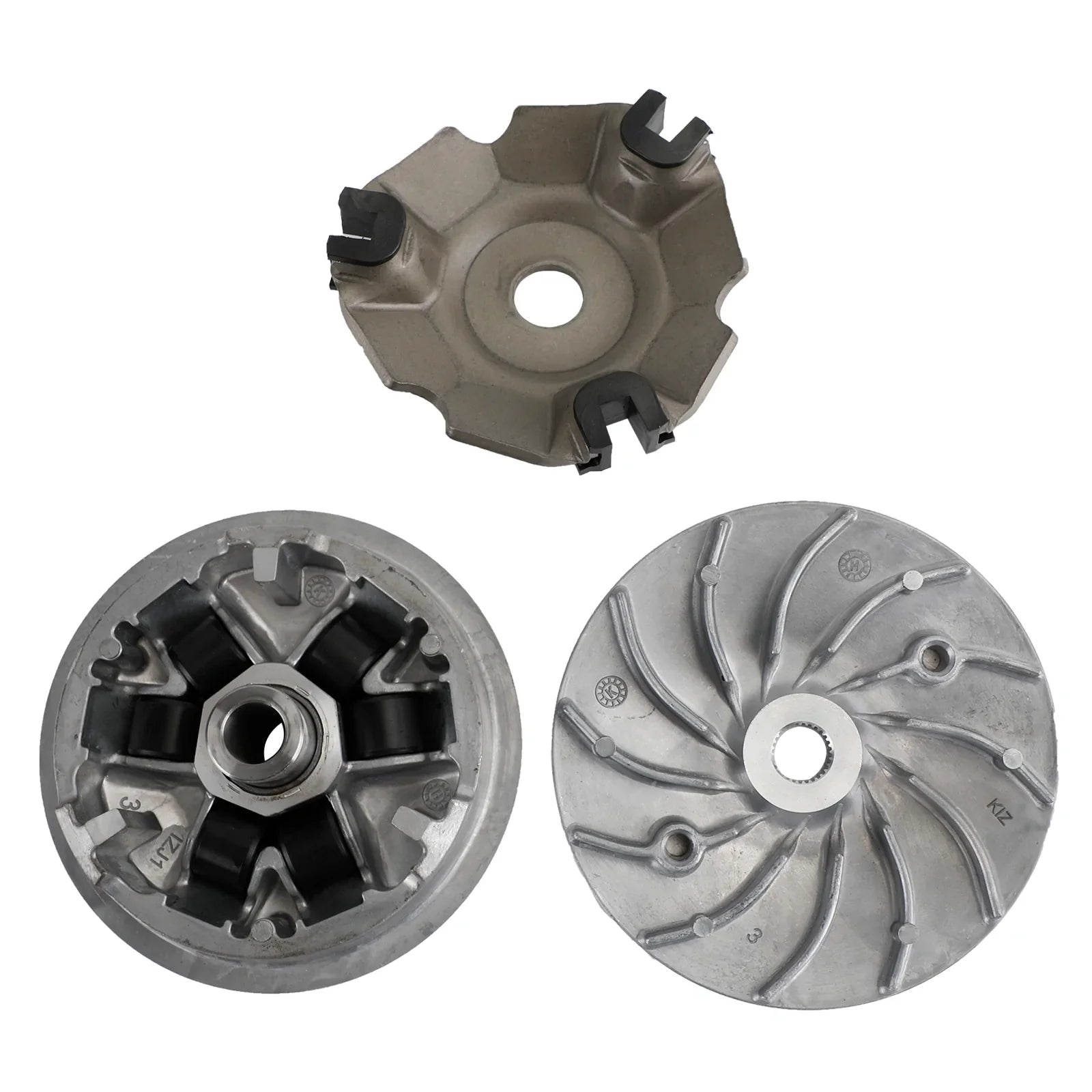 Ensemble complet de variateur pour Gy6 125Cc 150Cc 152Qmi 157Qmj Scooter Atv Cyclomoteur Kart