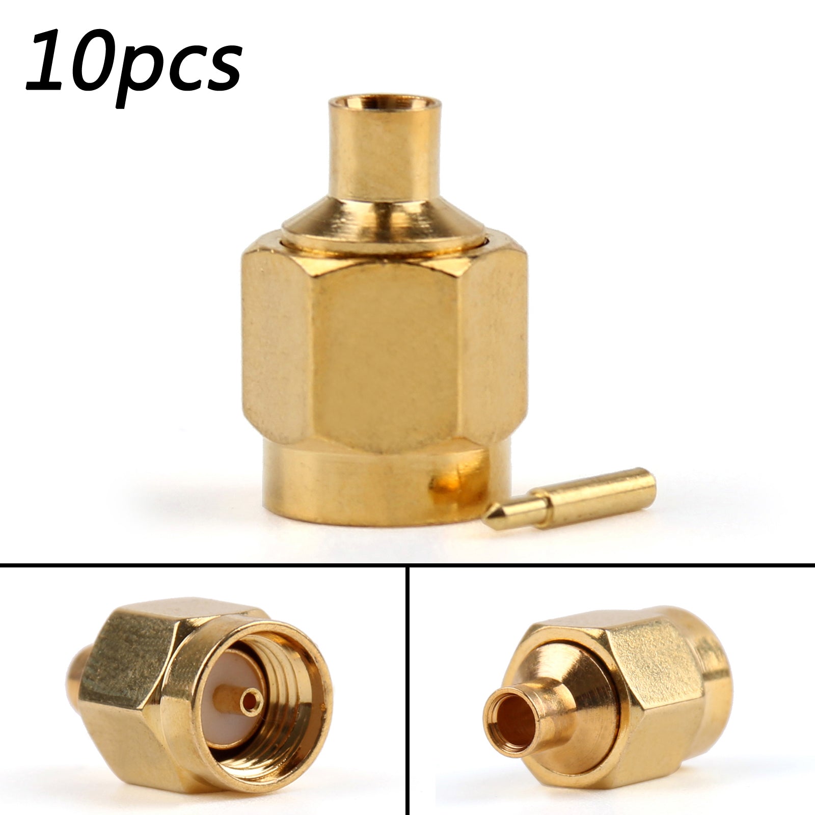 10 Pezzi Connettore Maschio Dritto Con Spina A Saldare SMA Per Cavo Semirigido Rg402 0141~p146679498 - Foto 9