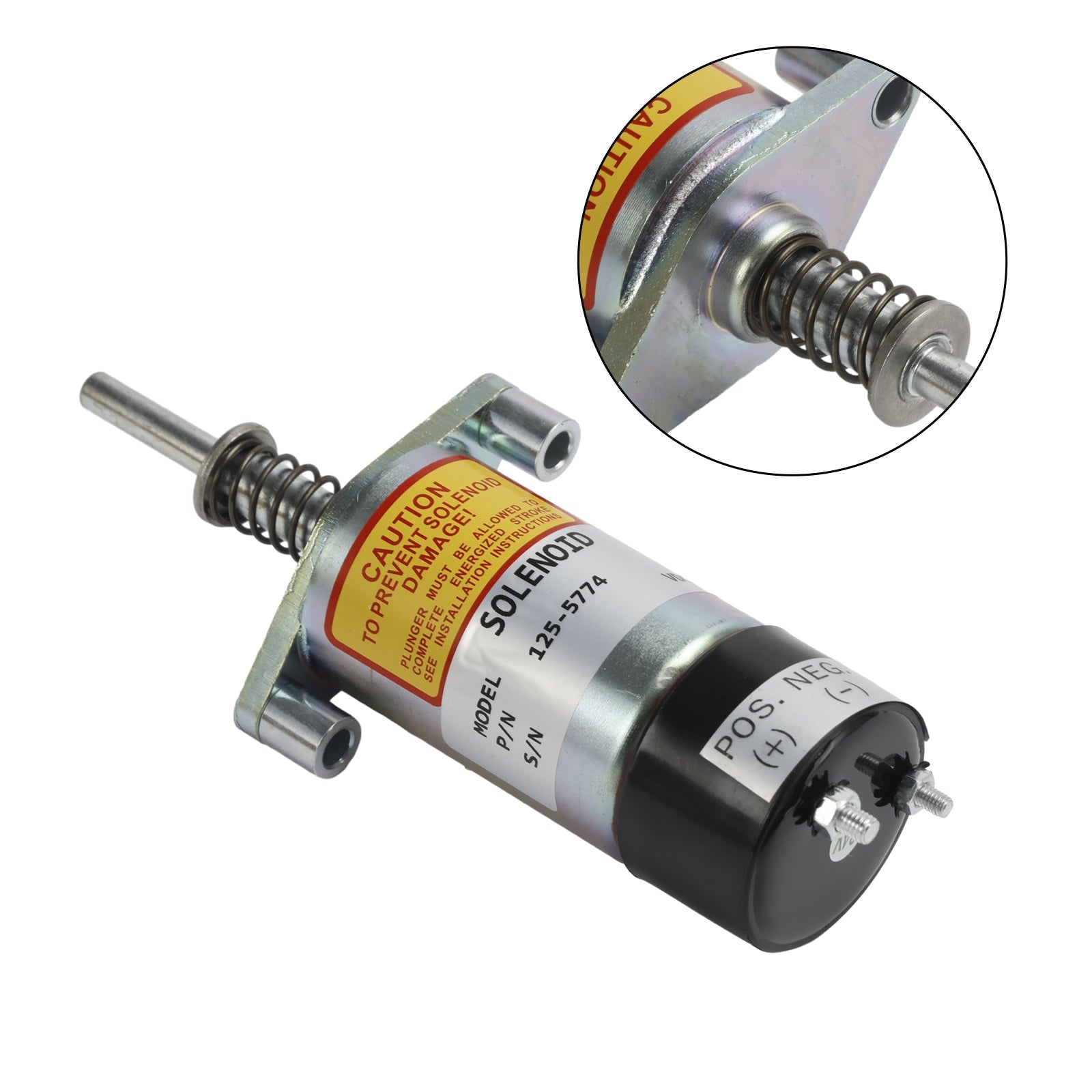 Solenoide de cierre de combustible 125-5774 24V para Caterpillar 3204 3304 3304B 3306 3306B