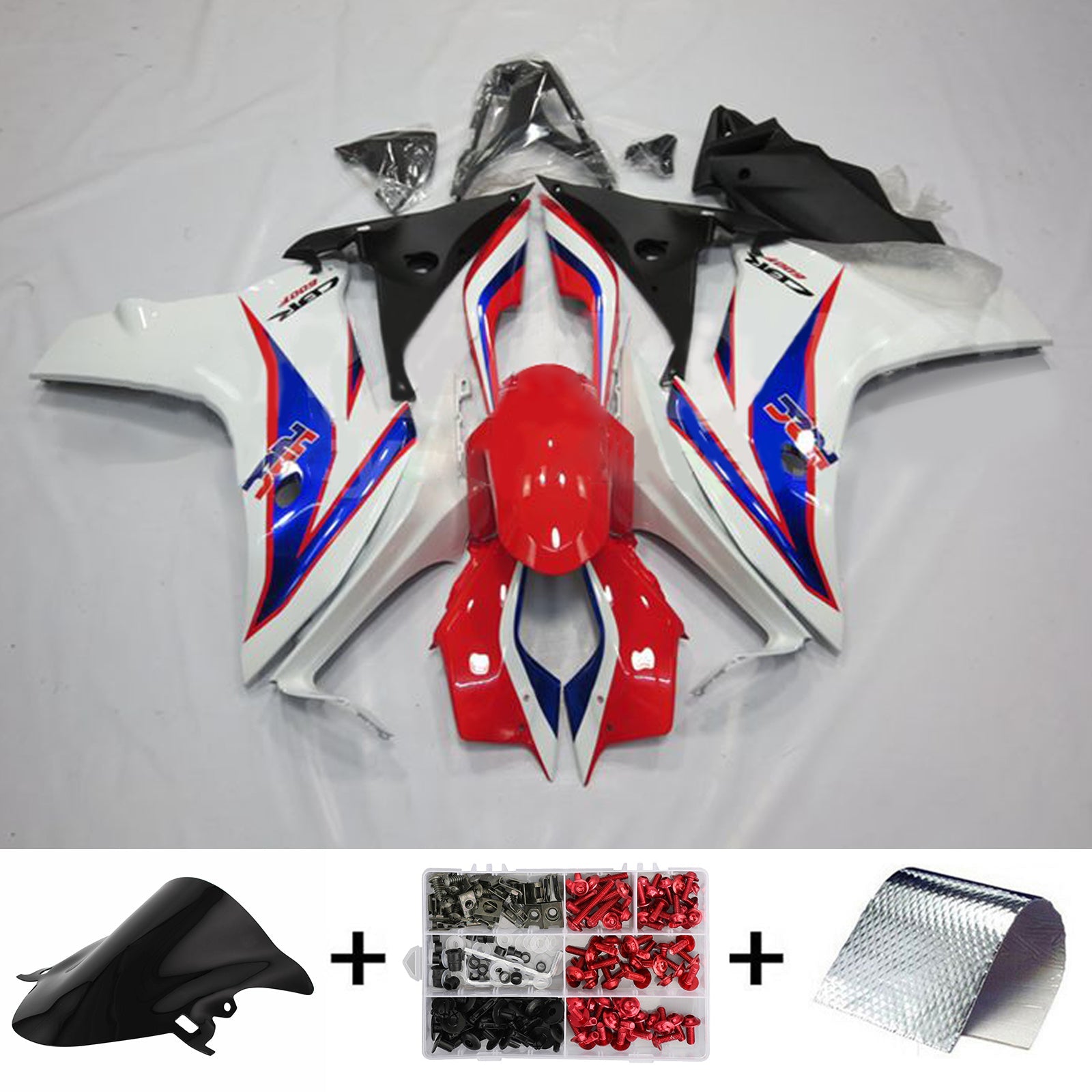 Amotopart Honda CBR600F 2011-2013 ABS muovinen korin suojasarja