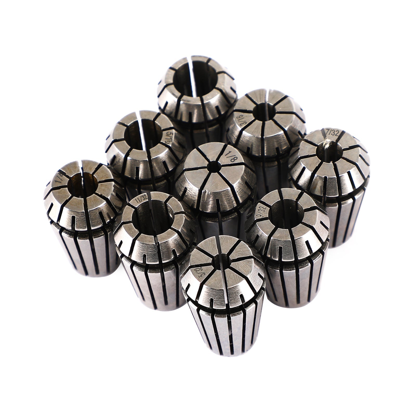 9 szt. ER16 tuleja sprężynowa 1/8 "-3/8" do frezarki CNC narzędzie tokarskie grawerka