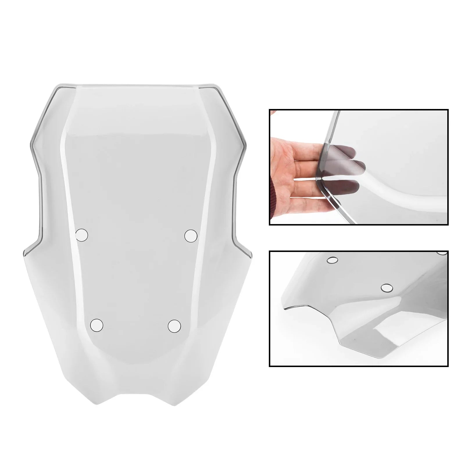 Parabrezza motociclistico in plastica ABS per BMW C400X 2018-2021 Generico