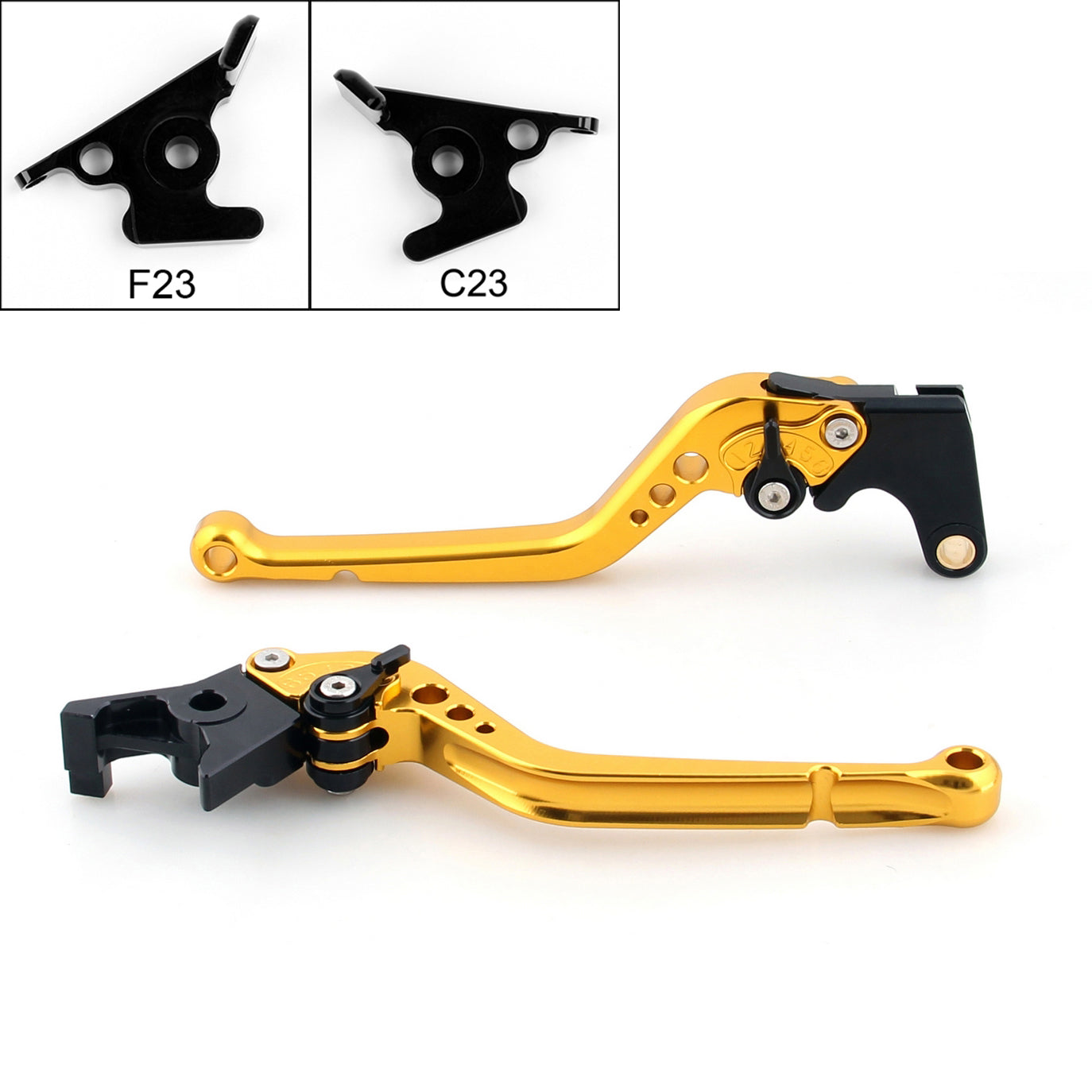 Dolge zavorne ročice sklopke za Apria Shiver/GT 07-14 dorsoduro 750 08-14 Črno generično