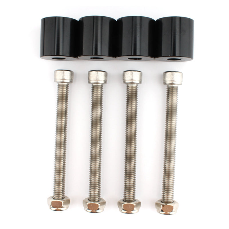 Zwarte stuurverhogerset van 1 inch voor Suzuki Hayabusa GSX 1300R 99-19 Generiek