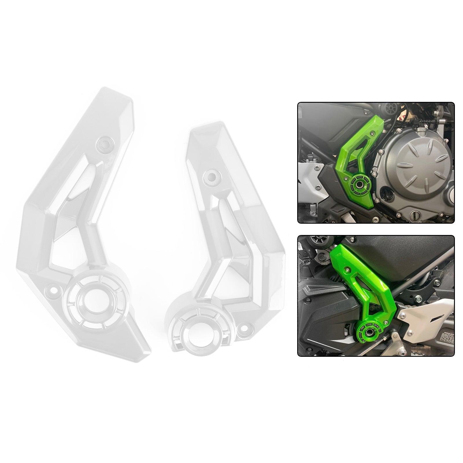 Carénage de protection latérale de cadre de moto pour Kawasaki Z650 Ninja 650 2017-2020 générique