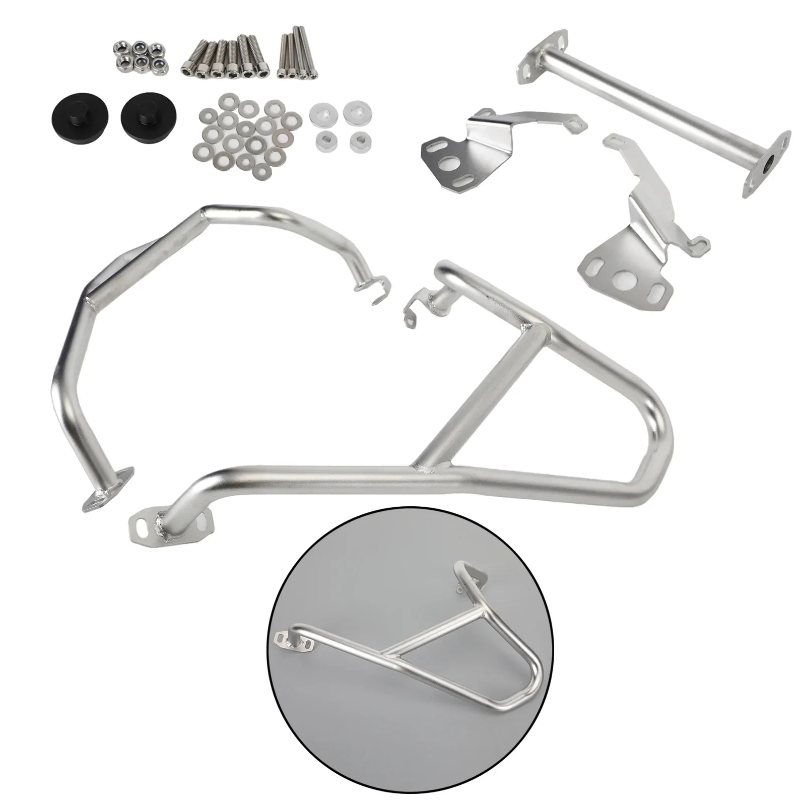 Bmw R1250Gs 18-21 19 20 Osłona silnika Górna listwa zabezpieczająca Srebrna