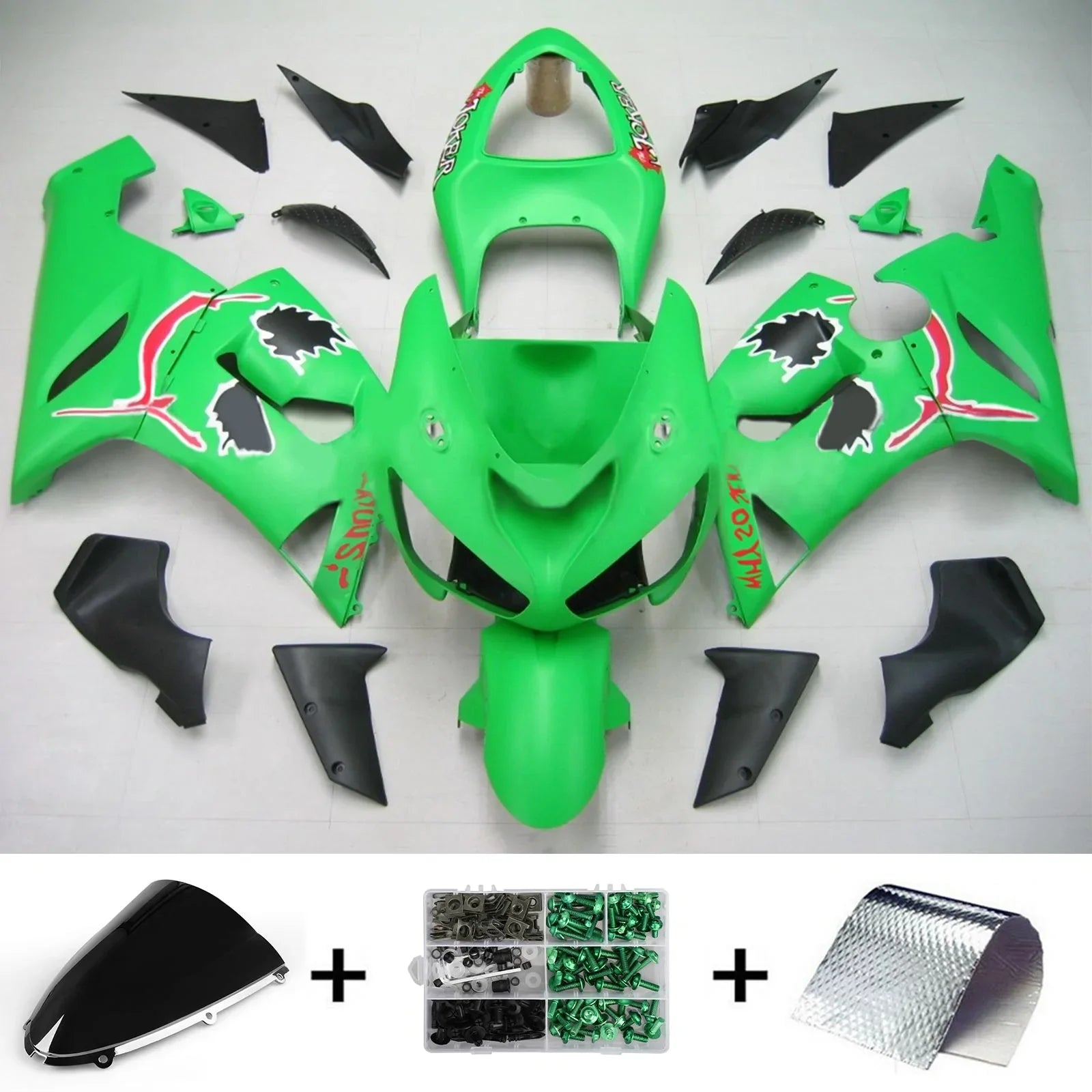 Amotopart kuipset voor Kawasaki ZX6R 636 2005-2006 generiek