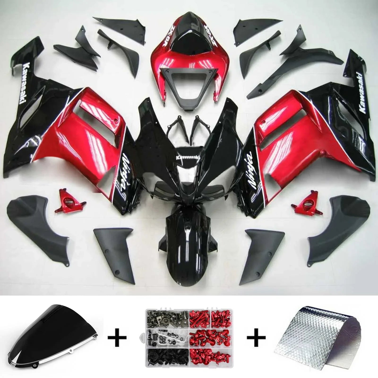 Amotopart kuipset voor Kawasaki ZX6R 636 2007-2008 generiek