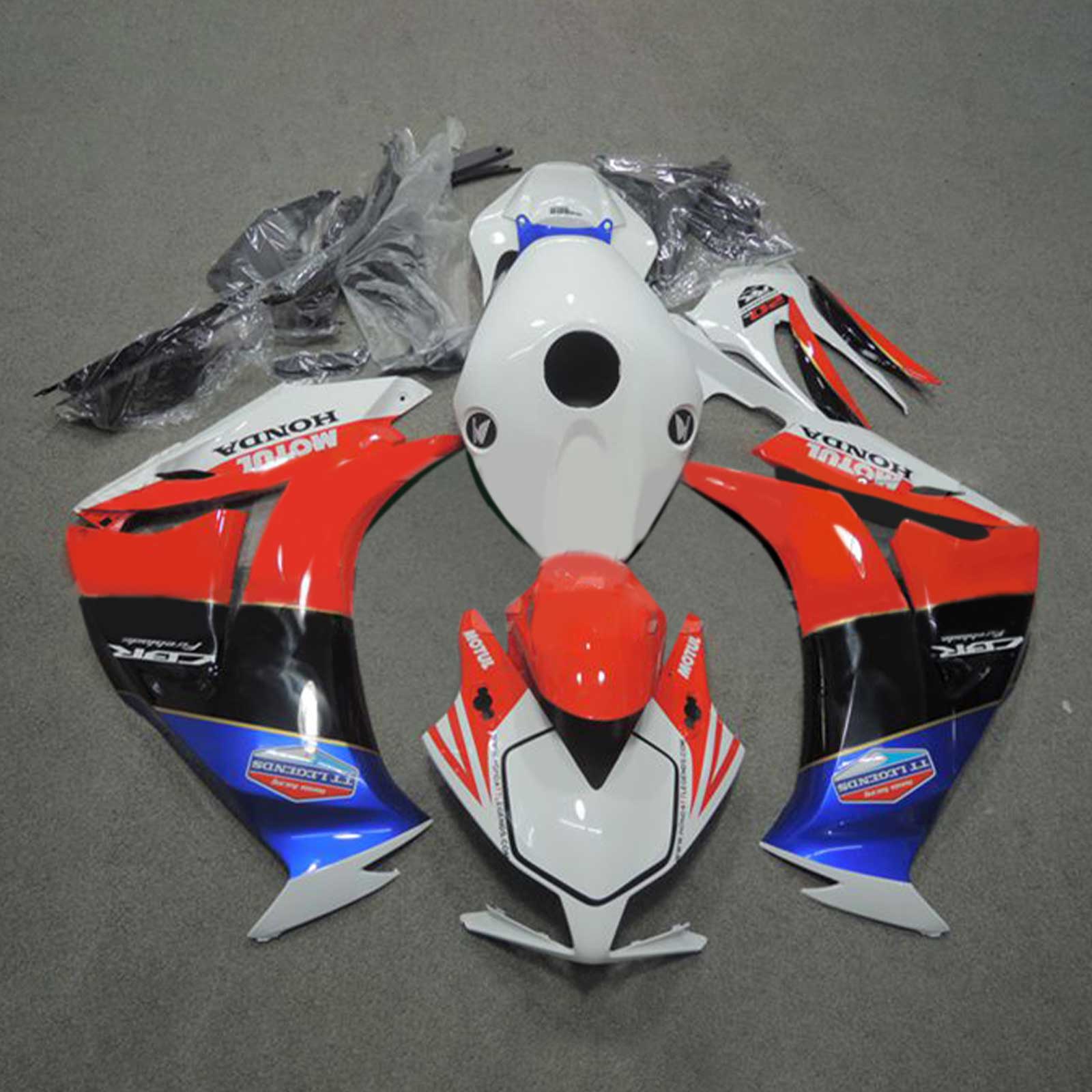 Amotopart Honda CBR1000RR 2012-2016 ABS muovinen korin suojasarja