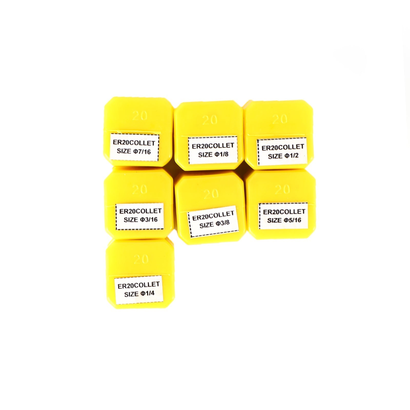 Pinquias de primavera ER20 Juego para la máquina de grabado de la torre de fresado CNC