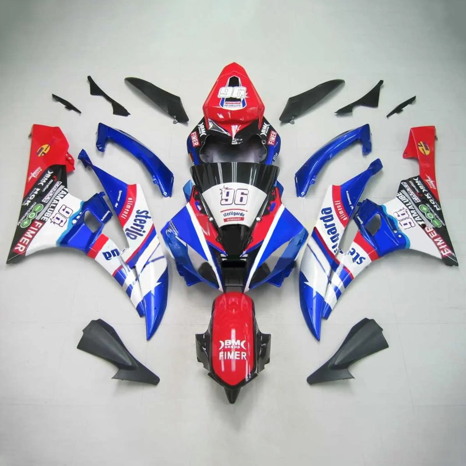 Amotopart Sealing Kit za Yamaha YZF 600 R6 2006-2007 Generic