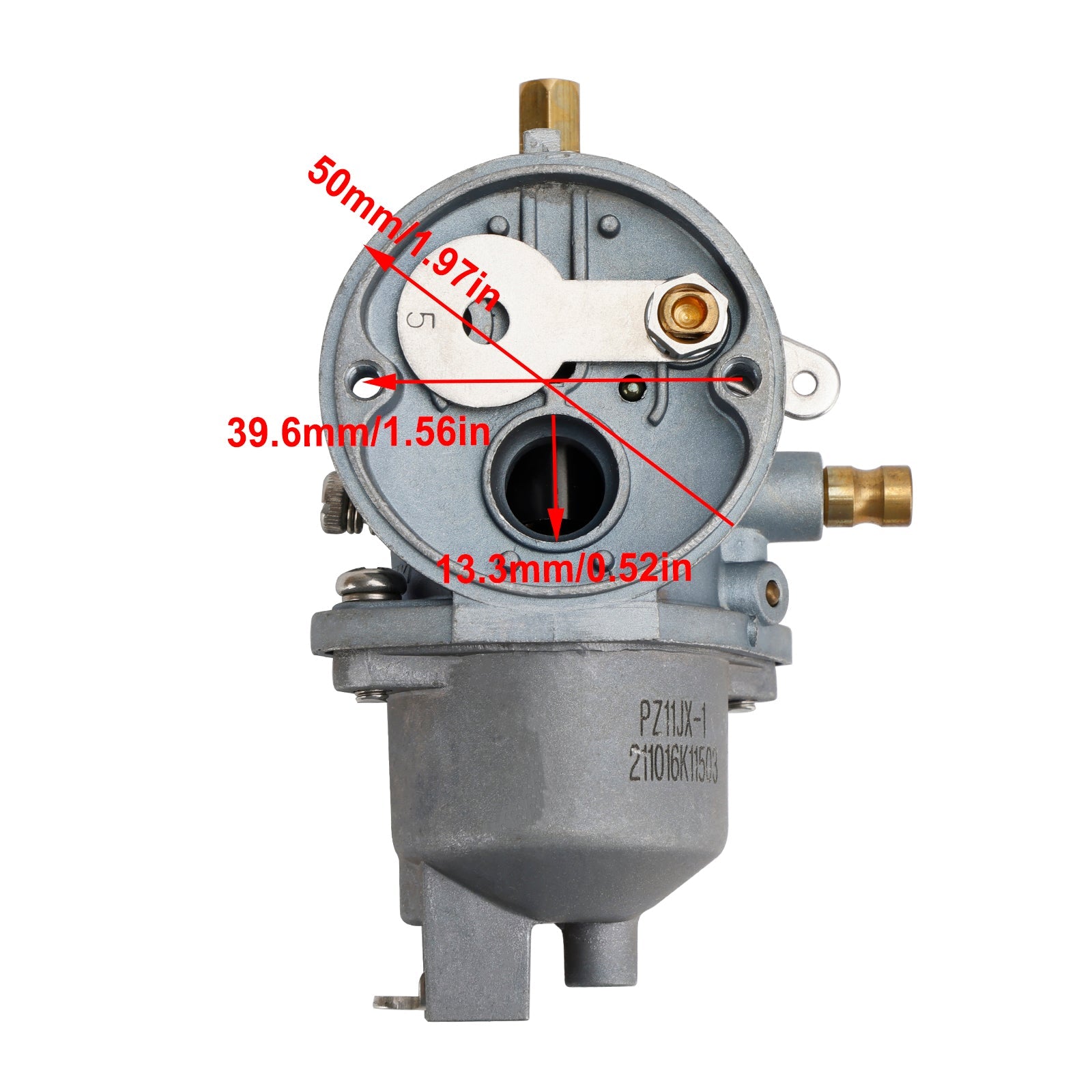 Carburador de motor fueraborda apto para Yamaha de 2 tiempos 2HP PZ11 JX-1